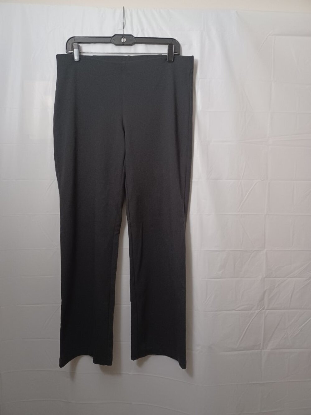 EILEEN FISHER PULL ON PANTS GRAY SIZE MEDIUM